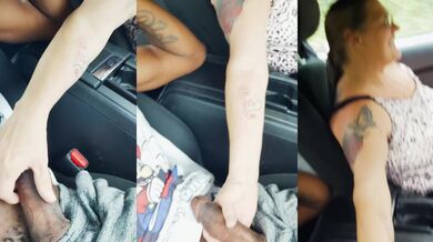 Country Rainbowhair Milf Pulls Over For A Quickie & Rides BBC