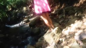 Asian  desi cuple fucking in jungle