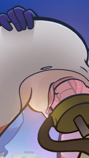 Mei's Project - The Voluptuous Yu Takeyama from My Hero Academia Testing the Great Invention of the Beautiful Mei   Clip 1