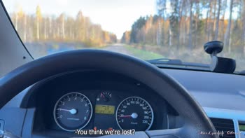 MarLyn Chenel's Quick Car Blowjob Surprise