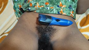 Fucked my step sister's pussy with a trimmer first time