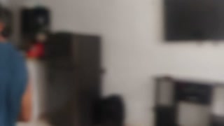 The neighbor gave me a fuck, in my juicy pussy I screamed with pleasure and left all his milk inside me