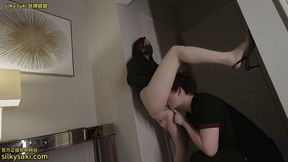 Slutty Asian Pantyhose Milf Fucked By Neighbor Next Door Until Squirt