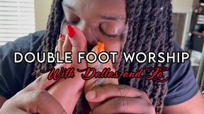 Double Foot Worship with Dallas and Za