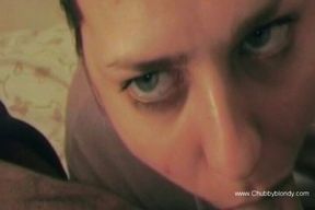 Up Close And Personal Blowjob Blonde From Italy