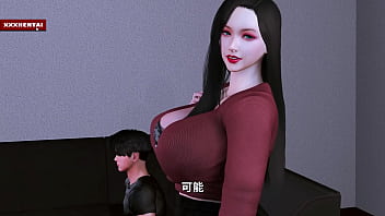 Pixelated Beauty: 3D Girl with a Big Boob Spell - 3D Animation
