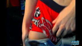 ZackRandall: Kinky Zack Randall Takes Time Pleasuring His Swelling Dick