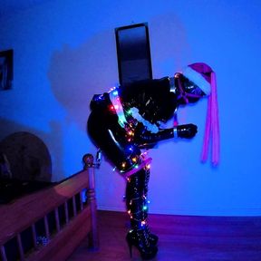 Sissy Maids Self Bondage Spiked Chastity Cage Torment for the Holidays