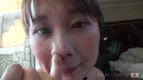 犬嗅ぎ母乳ママ 3菜月の鼻ほじり 編(dogd06-03/フェ血ス)