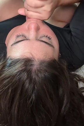 Upside Down Throat-pounding &amp; a Messy Throat-pie