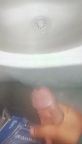 Musterbation video, satisfied cum in