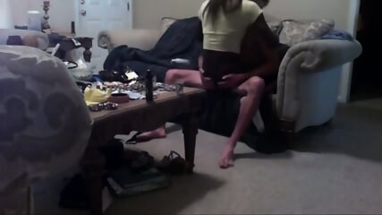 Black Tranny Barebacked by Tall White Guy