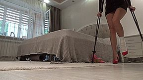 injured leg a