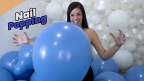 Lily Gets Up Close for a Slow and Teasing Nail Pop