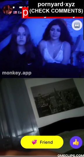 Webcam teen's surprising reaction during homemade sex