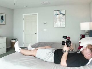 Sexy Blond Behind The Scenes - Khloe Kapri