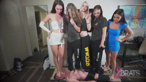 Halee Ava Kristina Chloe Nicole - 5 Brat Tramplethon - HD 1080p MP4