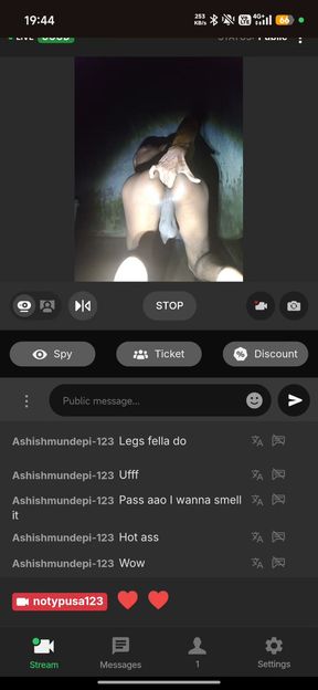 Live stream in Stripchat