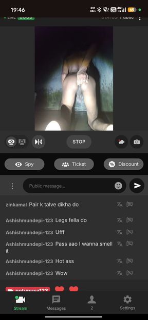Live stream in Stripchat