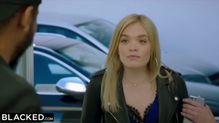 BLACKED This flexible girl gets dominated by strong black stud