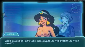 Brunette Redhead Tease Lara Croft in Steamy Hentai Encounter