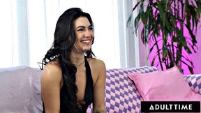 ADULT TIME - Stunning Dark-Haired Megan CRAVES Deep Passionate Sex From Hung Man