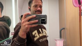 Cumshot in the Train with Tim Blesh