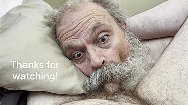 Straight Down His Gullet - Big Bearded Face Fuck