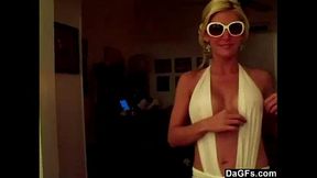 Dagfs - Sunglasses Wearing Milf Blows Hubby'_s Cock