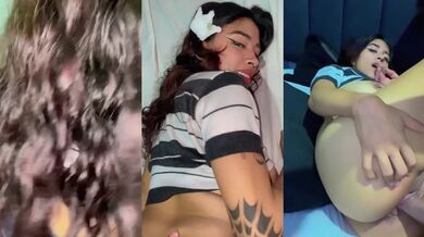 Orgasms soaking my boyfriend's bed until it's ruined with sticky cum