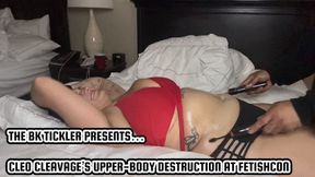 CLEO CLEAVAGE’S UPPER-BODY DESTRUCTION AT FETISHCON