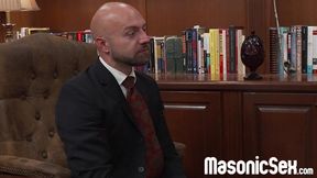 DILF Master Snow shoved his throbbing cock in his apprentice