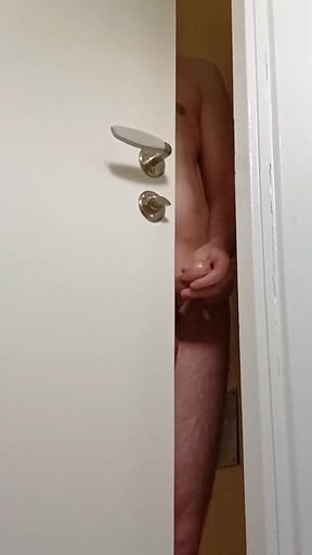 Hiding Behind Door