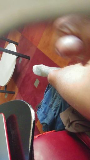two loads watching a video of my wife with socks on