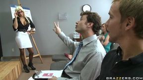 Lylith Lavey's big cock action by Brazzers Exxtra