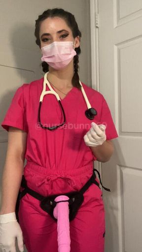 Stethoscope Exam and Strap-on Pegging