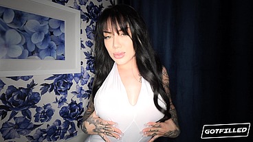 GOTFILLED Lacey Jayne gets loaded up