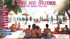 Animated group sex in the mall
