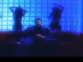 Brunette hair and blond hotties cum swapping for a finish