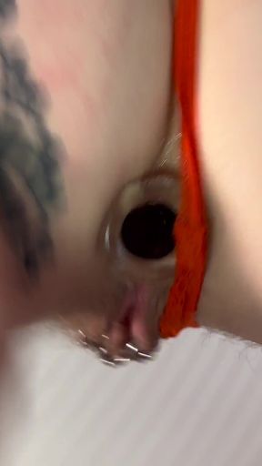 Double Strap on Lesbian Threesome with Spit Roast and Anal Slut