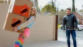 Chloe Temple in The Masking Tape Muff - ExxxtraSmall