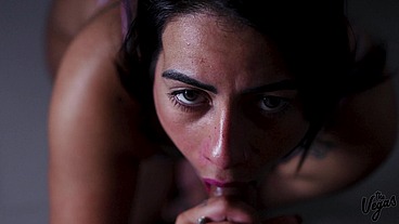 POV Blowjob and cum drinking by Kylei Ellish