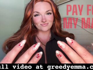 Pay for My Mani - Hand Worship Finger Snapping Mesmerize Femdom-bitch goddess Verbal Humiliation Human ATM Wallet