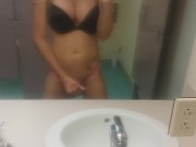 Masturbating in the public bathroom ~KimberlyGeorge~