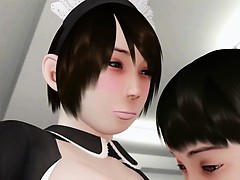 3D hentai maid