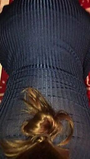 Double Penetration for Horny Girlfriend's Thick Booty