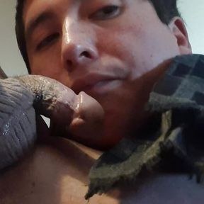 Latino Daddy has my mouth dripping cum