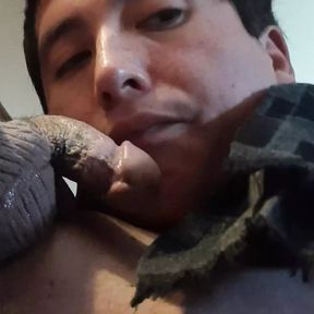 Latino Daddy has my mouth dripping cum