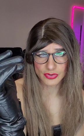 Leather Glove Fetish
