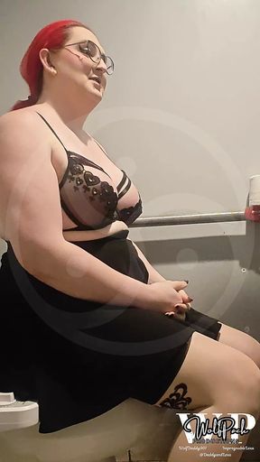 Big Tits Asian American Sissy Tranny Trap Deepthroats and Fucked in Public Bathroom